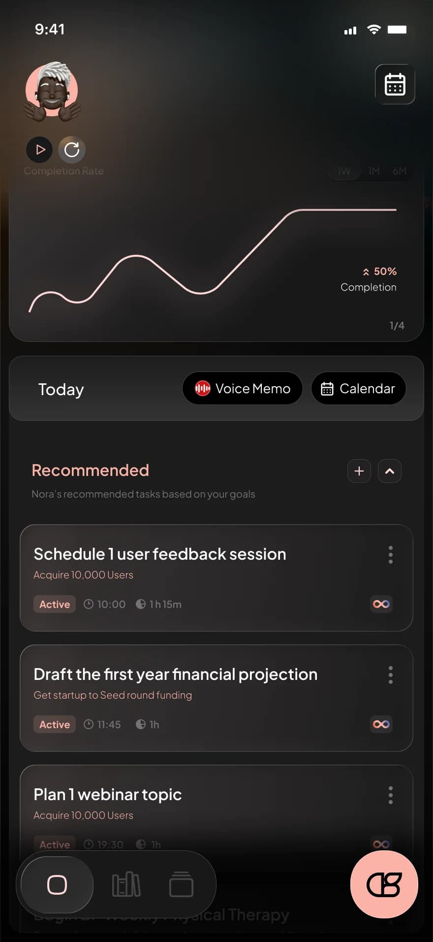 Smart Task Recommendations